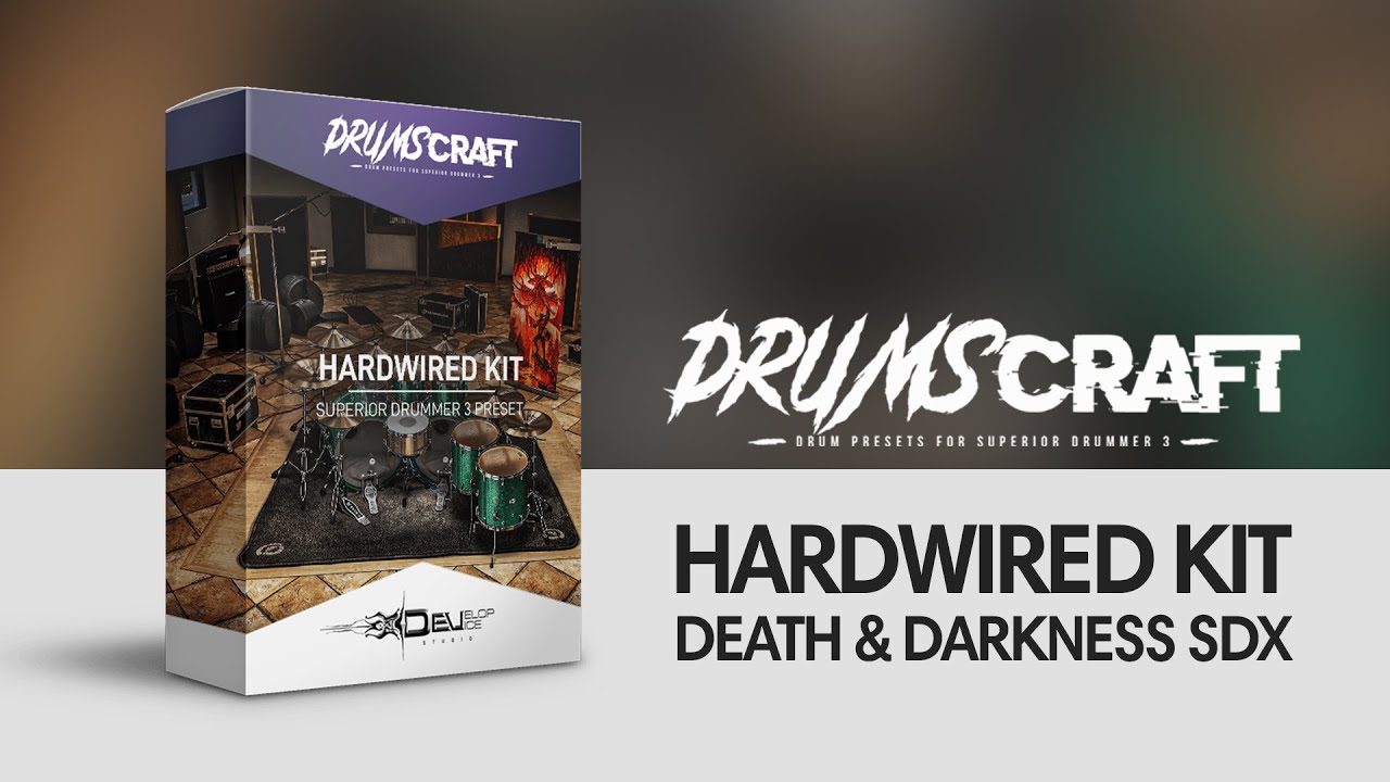 Hardwired Kit: Superior Drummer 3 Preset - Sound Demo Video