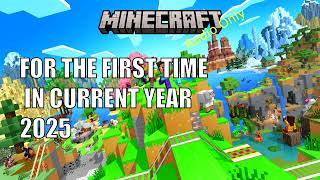 MineCraft for the FIRST time but its Current Year 2025