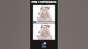 Can you find 3 differences between the two images | Challenge #34 | #emoji_quiz #find_differences