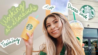 WHAT ITS ACTUALLY LIKE WORKING AT STARBUCKS// TIPS & EXPECTATIONS✨
