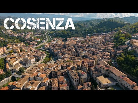 Cosenza Capital of Calabria Italy by drone - DJI Mini 3 Pro