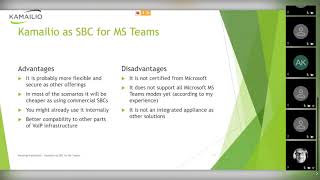 Kamailio World 2020: Kamailio As SBC For MS Teams
