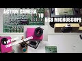 Action Camera to USB Microscope - Test and all about replacement lenses.