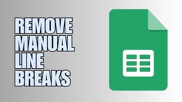 ❤ APP HACKS: How to remove manual line breaks in Google Sheets