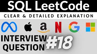 LeetCode 1211 Interview SQL Question with Detailed Explanation | Practice SQL