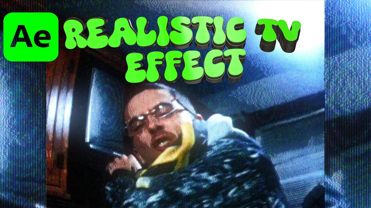 INSANE Realistic TV Effect (After Effects Tutorial) - YouTube