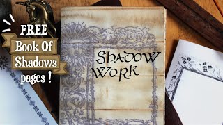 Tea Dying my Book of Shadows Signature + FREE Digital Grimoire/BOS Pages!!