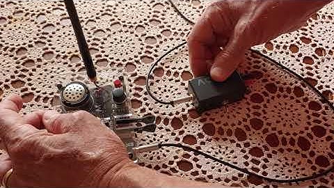 A demonstration of a $6 capacitive CW Paddle build  from reddit.com cinch123