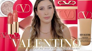 VALENTINO MAKEUP REVIEW Very Valentino Foundation FULL DAY WEAR TEST Blushes & Lipsticks Swatches