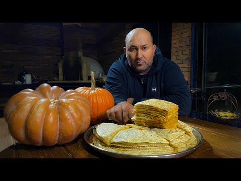 Pumpkin gutabs! National dish of Azerbaijan. Great recipe