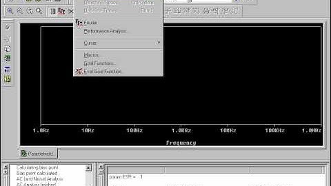 Parametric Analysis - Quick Tour - PSpice A/D