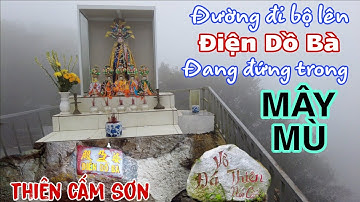 Đi bộ từ Điện Tam Thanh qua Điện Dồ Bà (Núi Cấm - An Giang). Cảm giác tuyệt vời khi đứng trong Mây.
