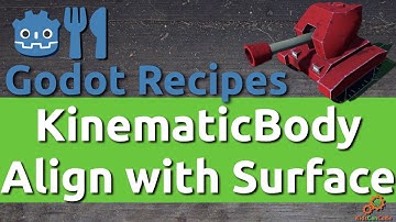 Godot Recipe: 3D KinematicBody: Align with terrain