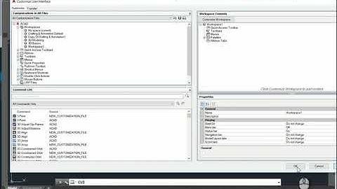 Customize user interface in 2 min CUI command