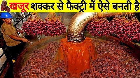 देखिए फैक्ट्री मे नकली खजूर धड़ल्ले से कैसे बनती है | How Dates Are Made In The Factory in Hindi