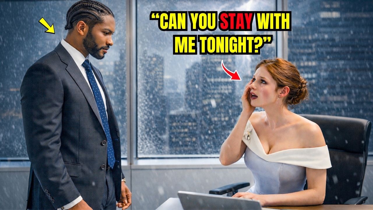 Black Single Dad Walked In on His CEO Boss Crying — Her Quiet Request Shocked Him