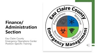 EOC Finance Admin Section