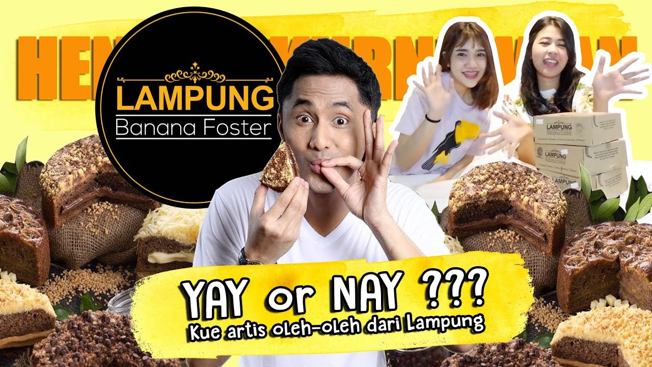 LAMPUNG BANANA FOSTER?? YAY OR NAY?? REVIEW KUE ARTIS YouTube