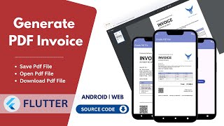Generate Pdf Invoice in Flutter | How to Create Professional Pdf Invoices using Flutter