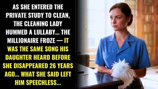 THE CLEANING LADY HUMMED A SONG—THE MILLIONAIRE FROZE： IT WAS HIS MISSING DAUGHTER’S LULLABY