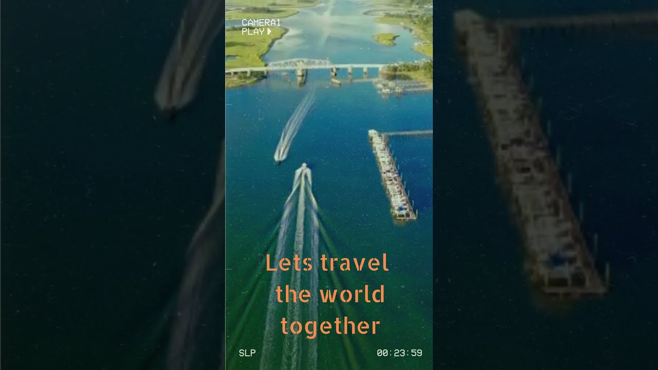 Lets travel the world together.  