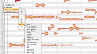 Melodyne Editor | Defining the Pitch Grid, Scale and Reference Pitch