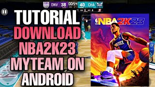 NBA2K23 MY TEAM ON ANDROID TUTORIAL DOWNLOAD | NBA2K23 ON ANDROID IS HERE‼️ screenshot 5