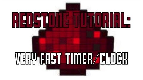 Most Compact Redstone Timer (HD)