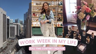 Work Week in my Life as a full time Influencer.