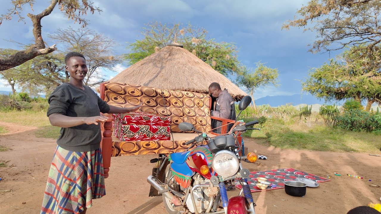 EP 11: Big surprise 🎉// Young African couple goals// She couldn't keep calm🥰//  African village life