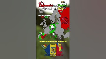 Communist and Fascist Countries in different Years  #history #europe #map #mappinguprising #mapping
