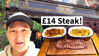 Is London's $17 Steak WORTH IT? Flat Iron Review!