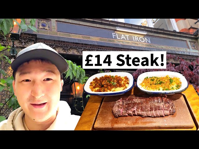 Is London's $17 Steak WORTH IT? Flat Iron Review! class=