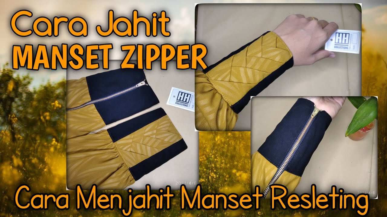 CARA JAHIT MANSET RESLETING/ANSET KECOMRANG