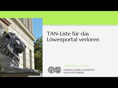 Löwenportal: TAN-Liste verloren? Hier gibt es Hilfe!