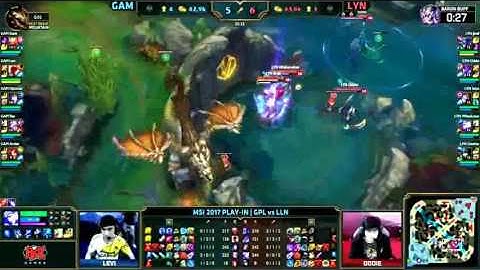 Pha cướp rồng huyền thoại của LEVI 2017 MSI