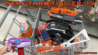 Kbfoamstrikes Nerf Thrifting Vlog Ep. 19 Another Cart Full Of Goods - Terrascout, Stryfe & More