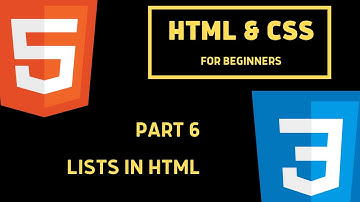 HTML Tutorial for Beginners | Part 6 | Lists