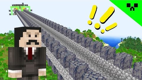 Self Building Bridges in Minecraft