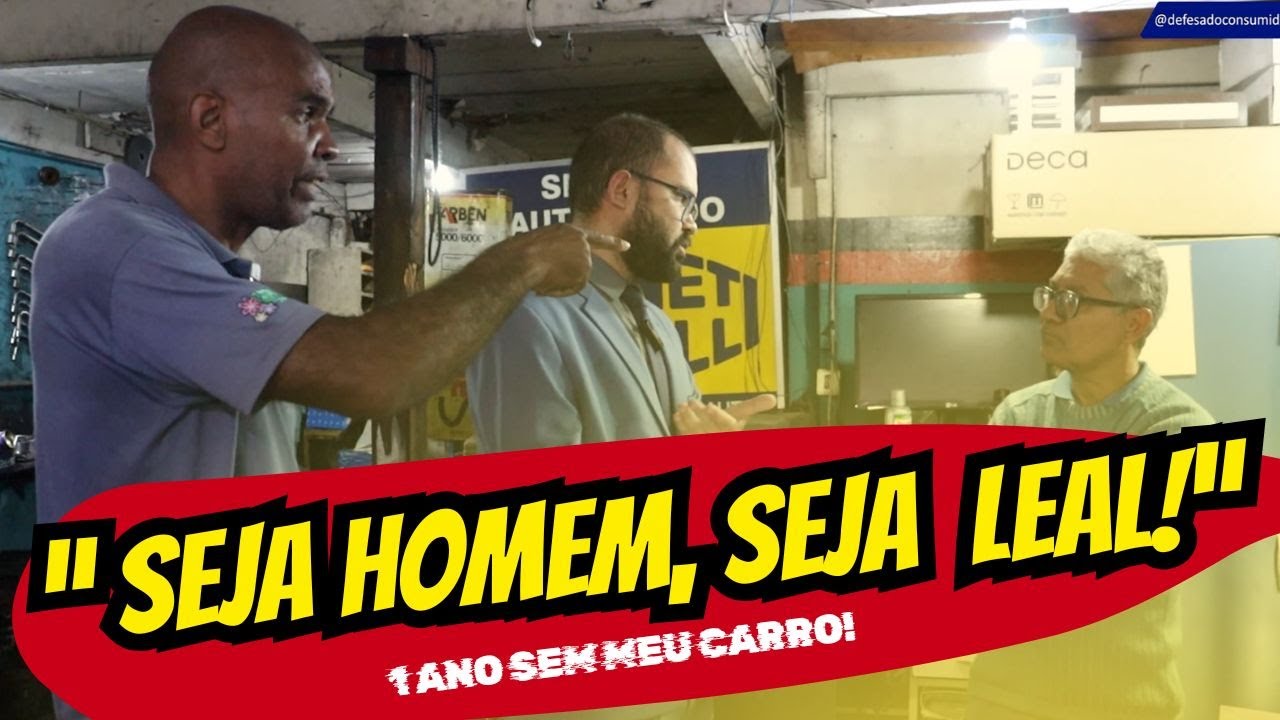 DISCUSSÃO E BATE BOCA: OFICINA MECÂNICA FICA COM CARRO POR QUASE 1 ANO E REVOLTA CONSUMIDOR.