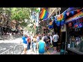 ⁴ᴷ⁶⁰ Walking Greenwich Village, NYC during Pride March 2019