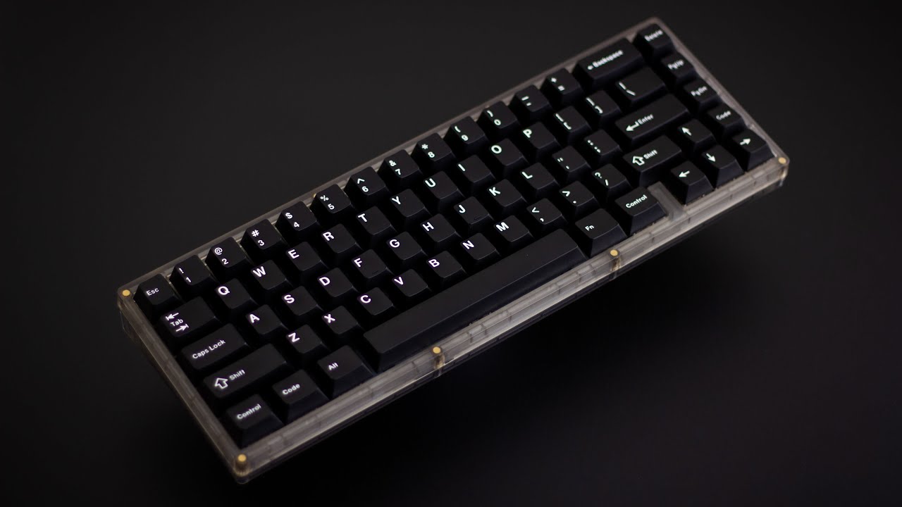 KBD67 Lite - Lubed and Filmed Gateron Ink Blacks Sound Test