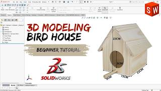How to Build Easy Birdhouse 3D Design in Solidworks