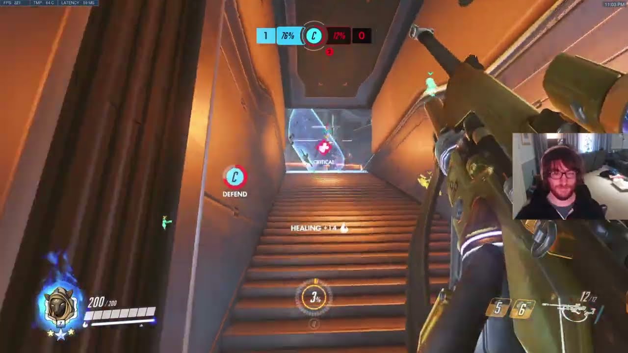 HARBLEU AS SUPPORT! ANA OVERWATCH GAMEPLAY SEASON 32 SUB GAMES