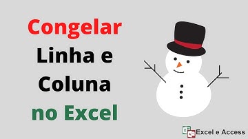 Como congelar linha e coluna ao mesmo tempo