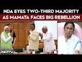 TMC Rebellion May Boost NDA Numbers In Lok Sabha | 20 MPs Likely To Back NDA As Mamata Faces Revolt