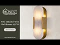 🔧How to Install the Velo Alabaster Oval Wall Sconce | MUNEST Modern Lighting Guide