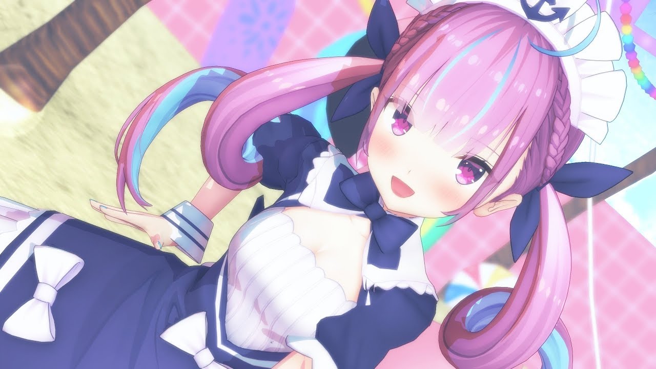 MMD】『Radio Happy(Vo.山下七海)』by 湊あくあ(公式モデル)【1440p