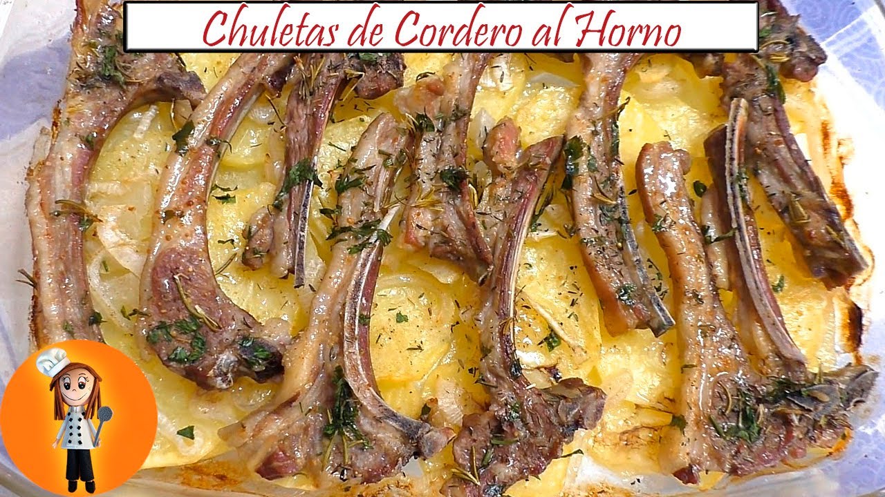 Chuletas De Cordero Al Horno Receta De Cocina En Familia Youtube<script async src=
