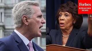 'We Are Waiting On You, Mr. McCarthy': Maxine Waters Puts Onus Of Raising Debt Limit On Speaker